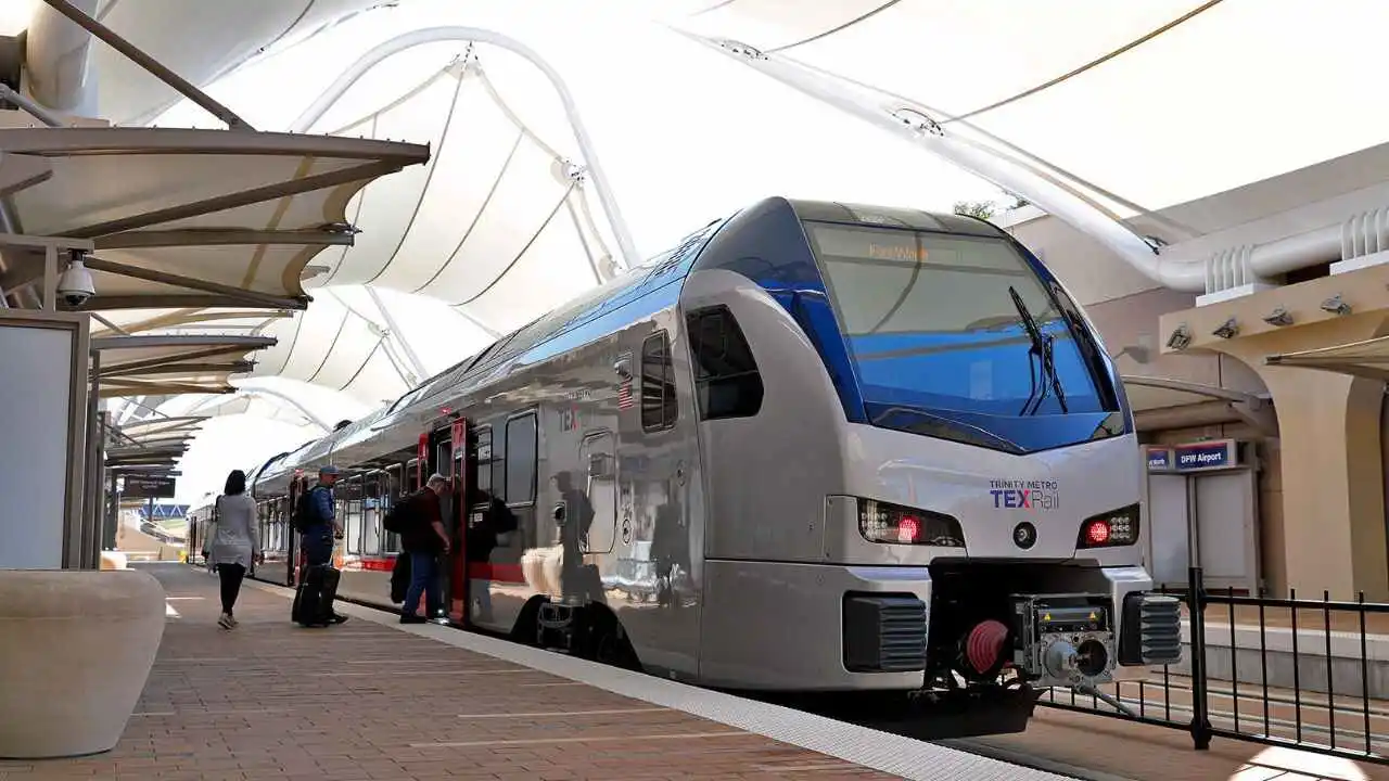 DFW Airport ground transportation options including taxis, shuttles, and rental cars