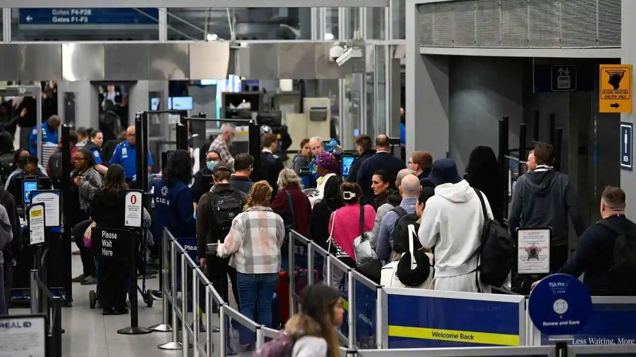 JFK Airport TSA security checkpoint wait times