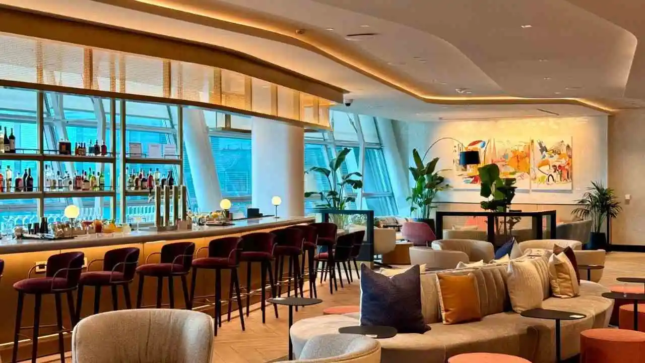 Premium lounge seating area at John F. Kennedy International Airport (JFK)
