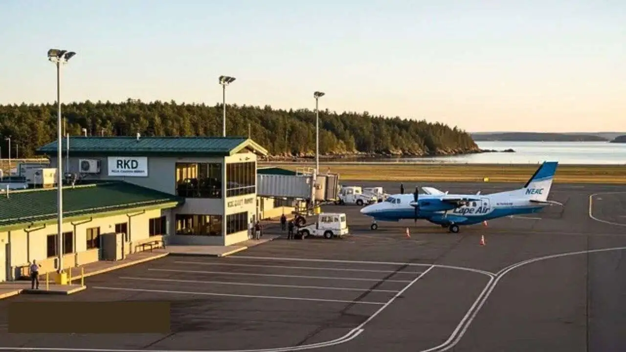 Knox County Regional Airport (RKD) serving Rockland and Maine island communities