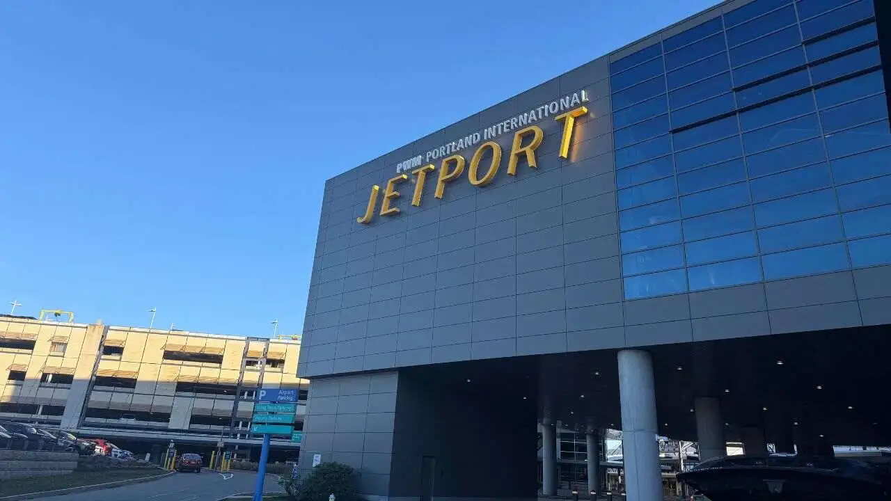 Portland International Jetport (PWM) largest airport in Maine USA
