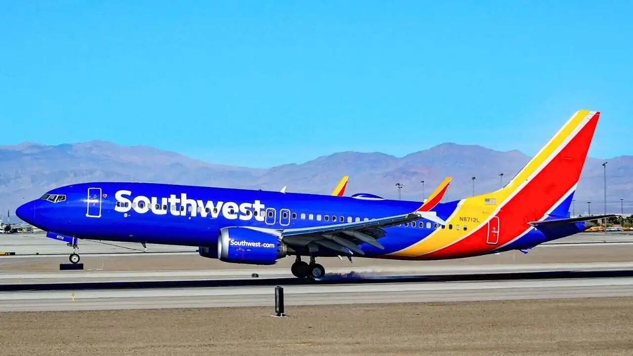 Southwest Airlines aircraft at San Diego International Airport SAN