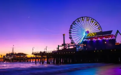 How far is Santa Monica from LAX Airport?